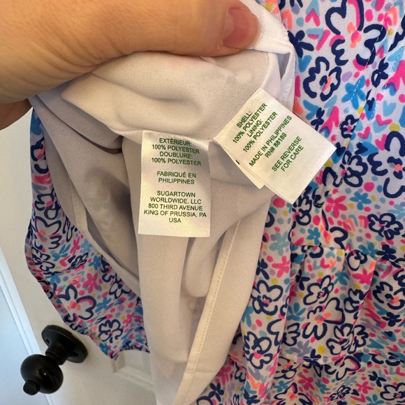 *NWT* LILLY PULITZER TILLY FUN SUN DITZY FLORAL RUFFLED MINI SKIRT 12 - Picture 7 of 7